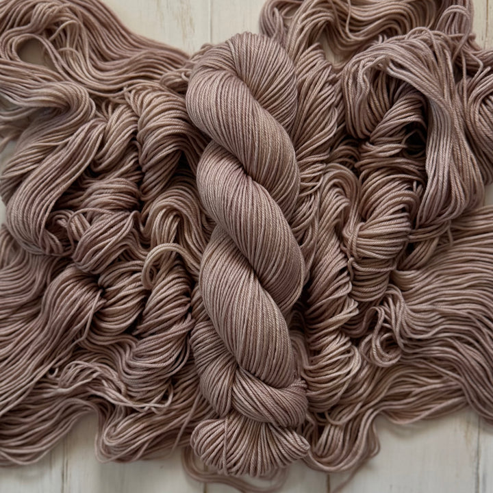 "Mocha Mousse" Merino DK Hand-Dyed Yarn