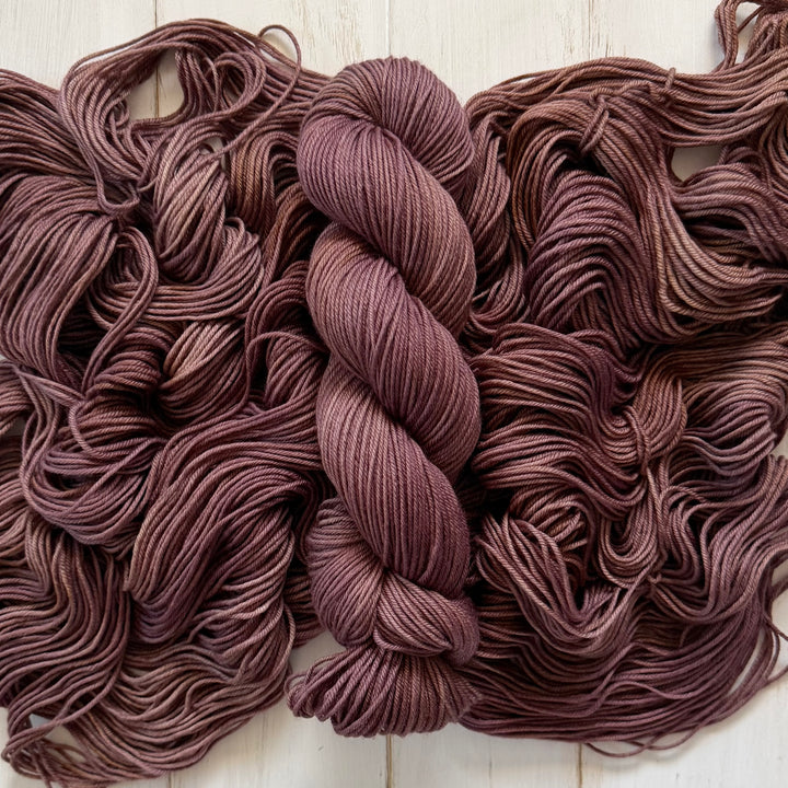 "Cafe Mocha" Merino DK Hand-Dyed Yarn