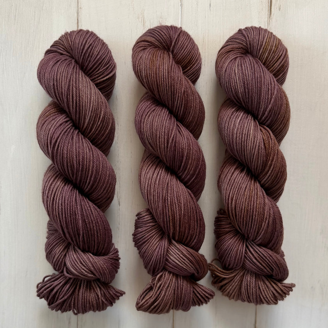"Cafe Mocha" Merino DK Hand-Dyed Yarn