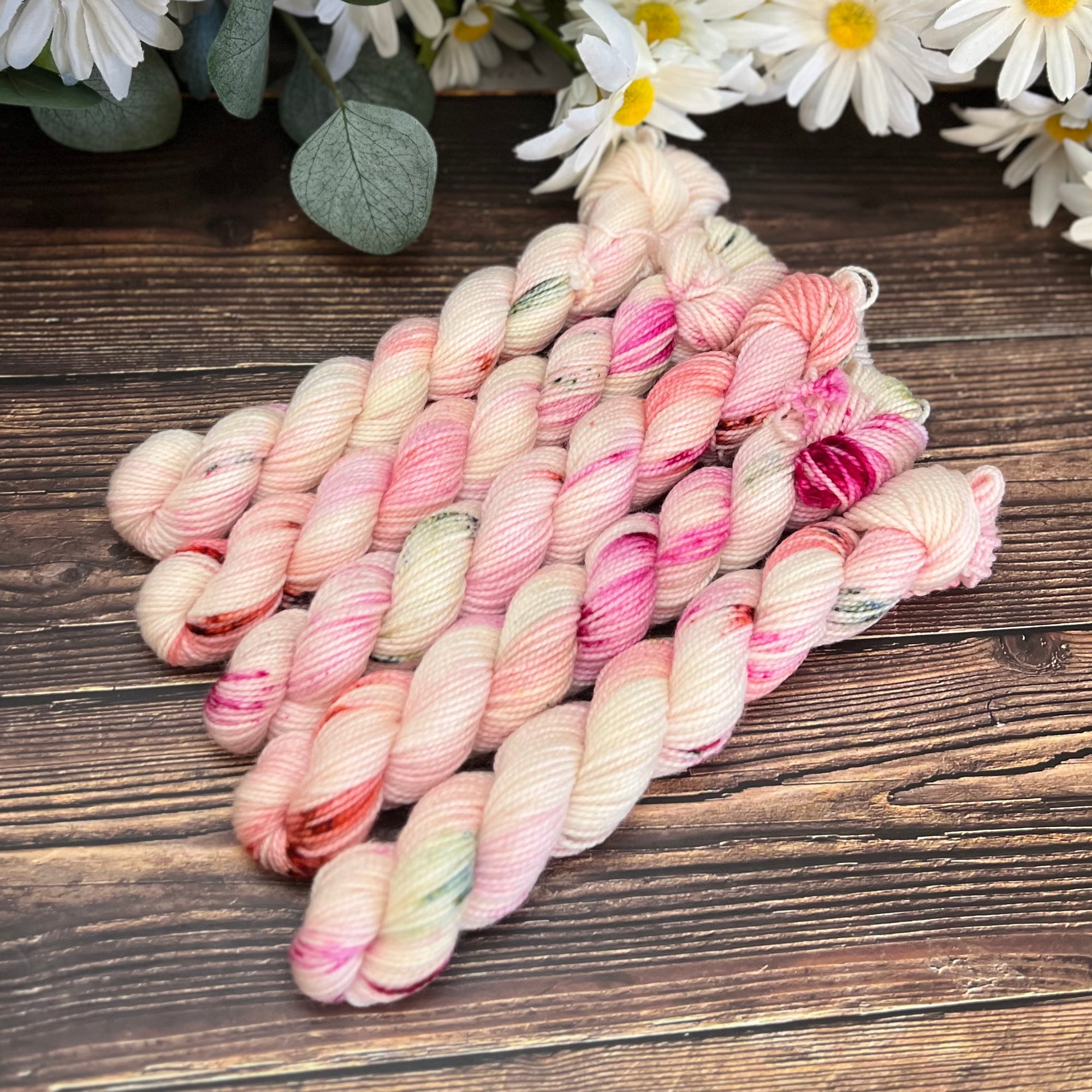 "A Rose a Day" Mini Sock Hand-dyed Yarn