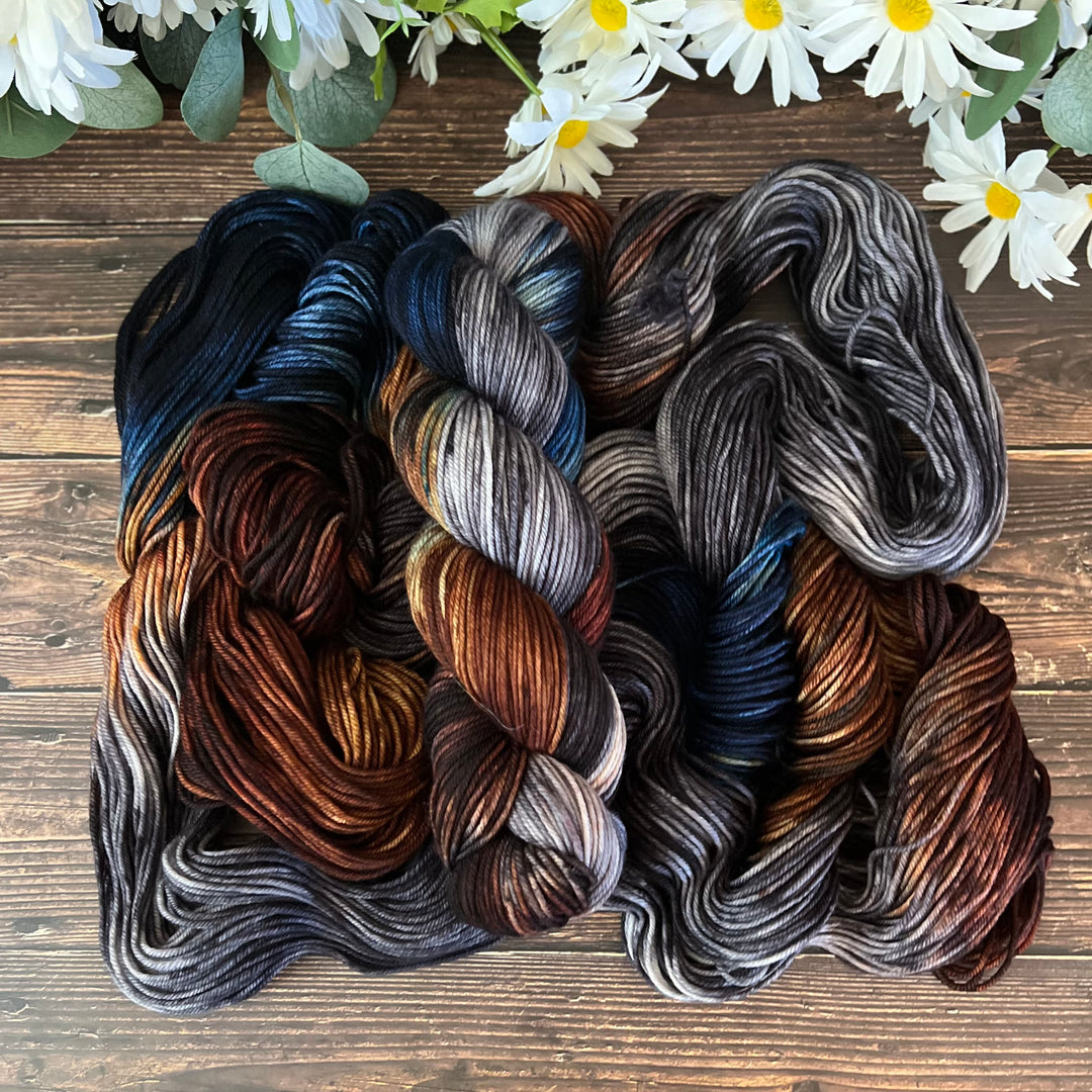 "Cowboy" Hand-dyed Yarn