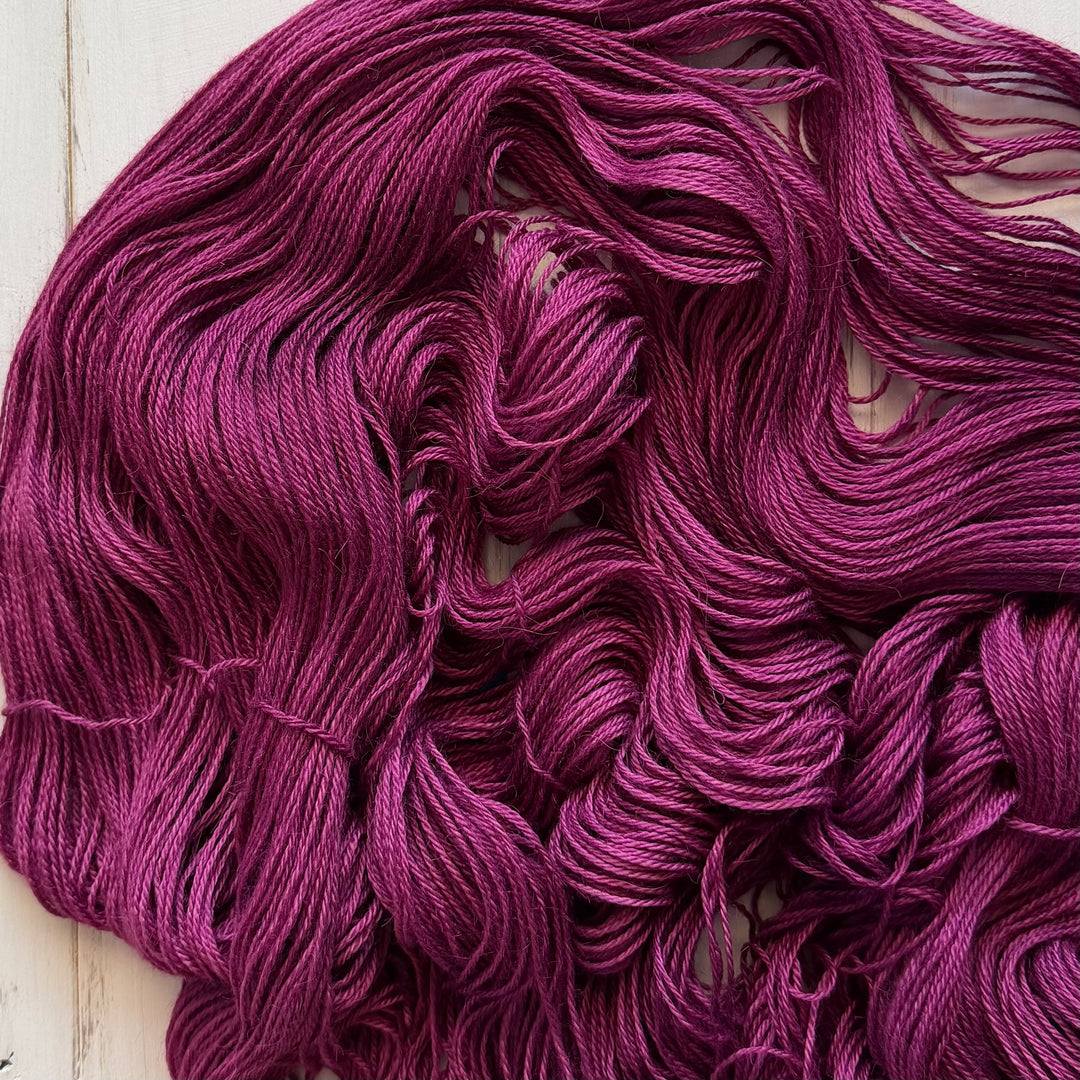 "Rumors" Hand-Dyed Alpaca Dreams Fingering Yarn