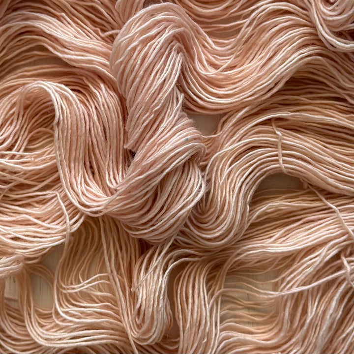 "Creme Brulee" Hand-Dyed Yarn - Singles Fingering and Merino DK