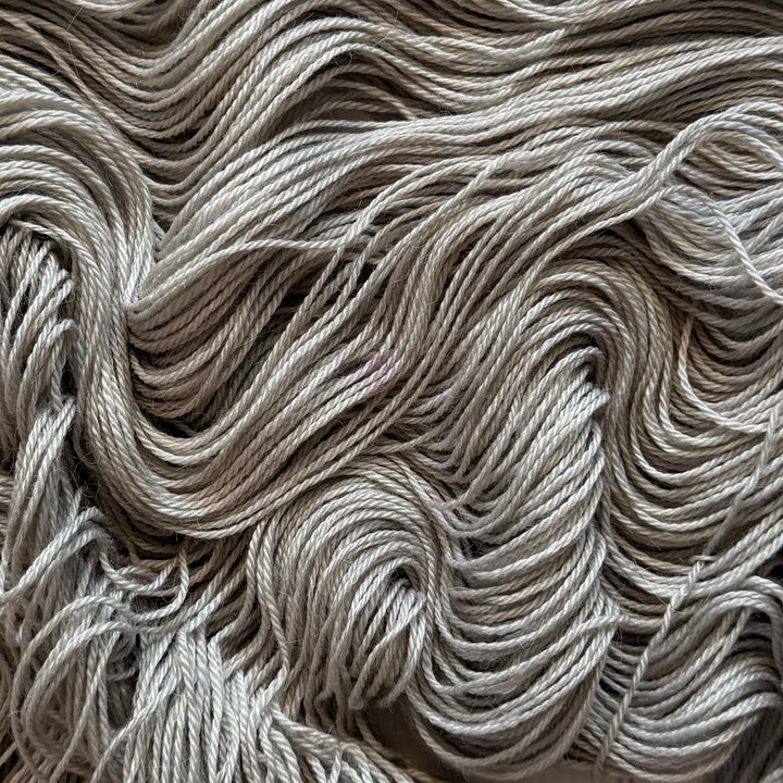 "Silver Fox" Hand-Dyed Alpaca Dreams Fingering Yarn