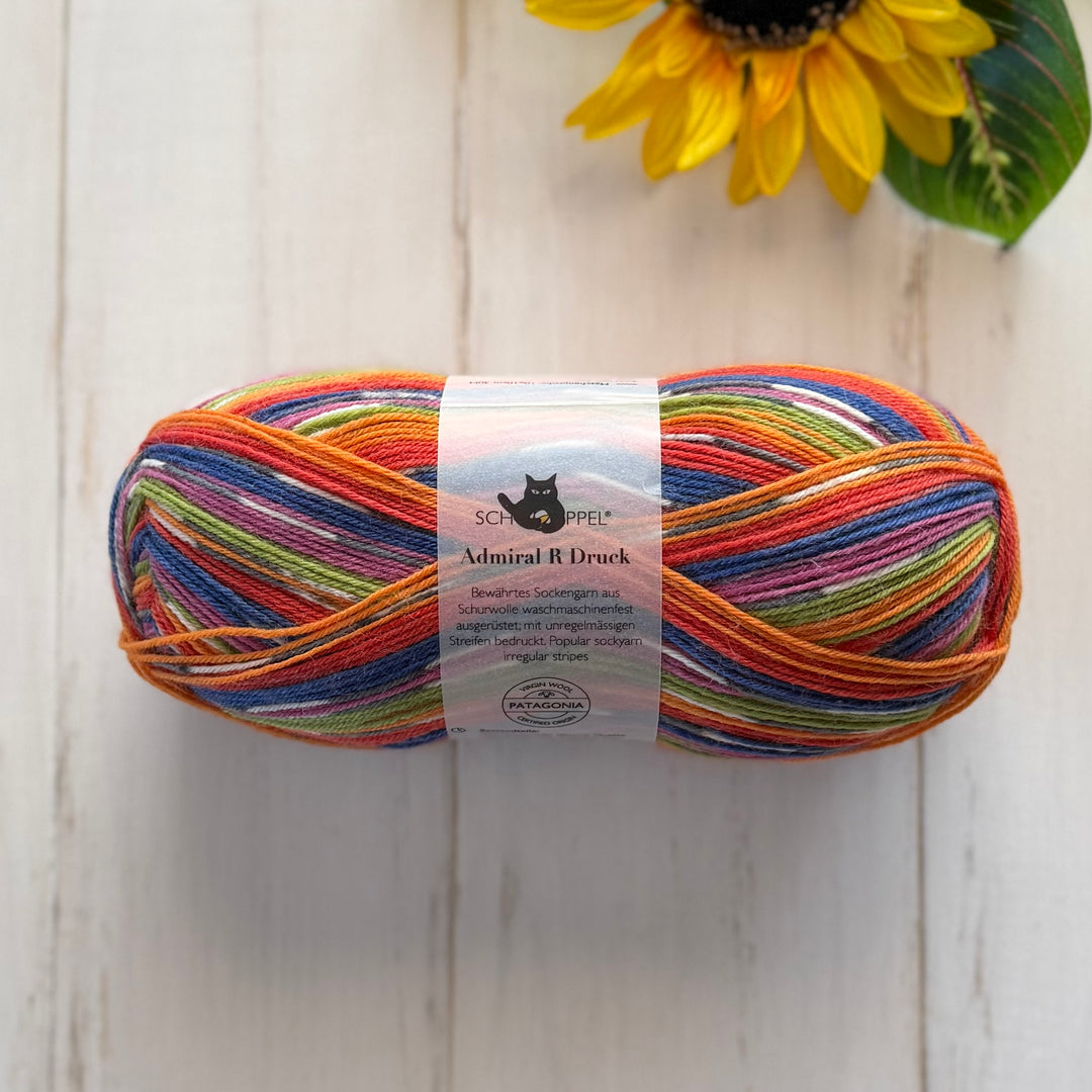 Admiral R Duck Sock Yarn - Orange