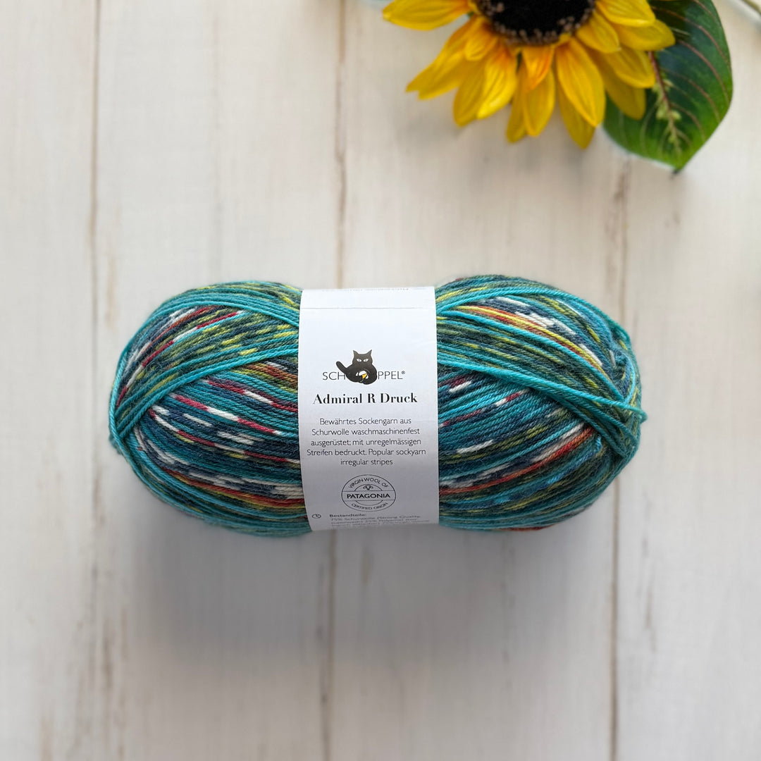 Admiral R Duck Sock Yarn - Blue