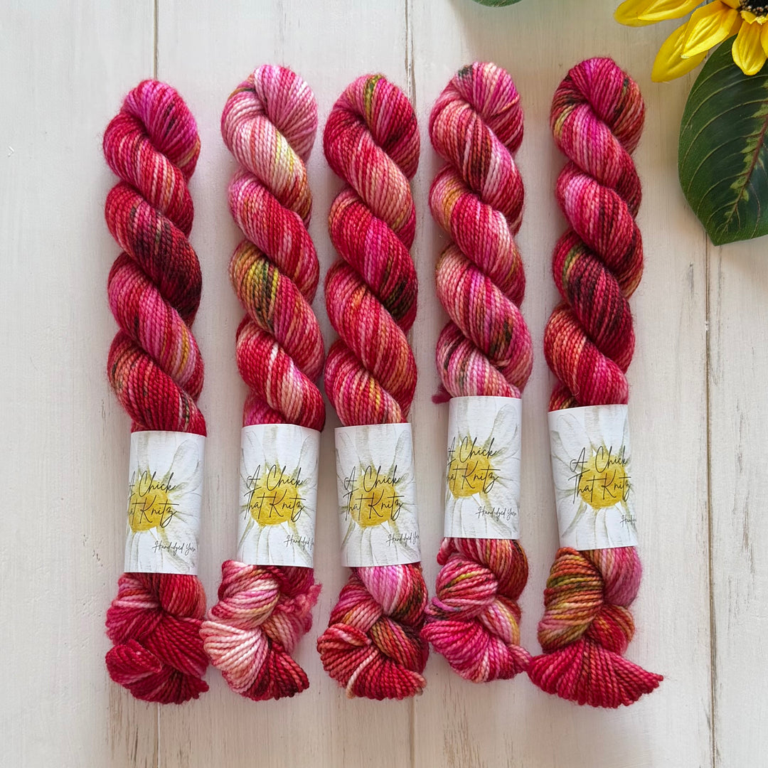 "Blossom" Mini Sock Hand-dyed Yarn