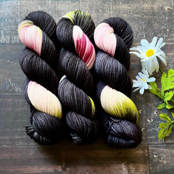 "Wicked" Assigned Pooling Hand-dyed Yarn