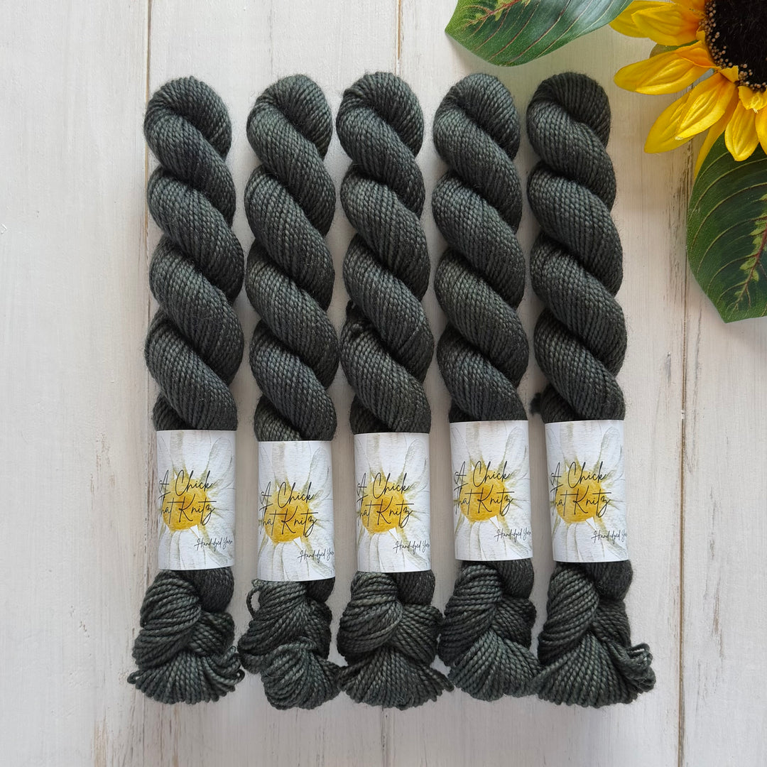 "Sealskin" Mini Sock Hand-dyed Yarn