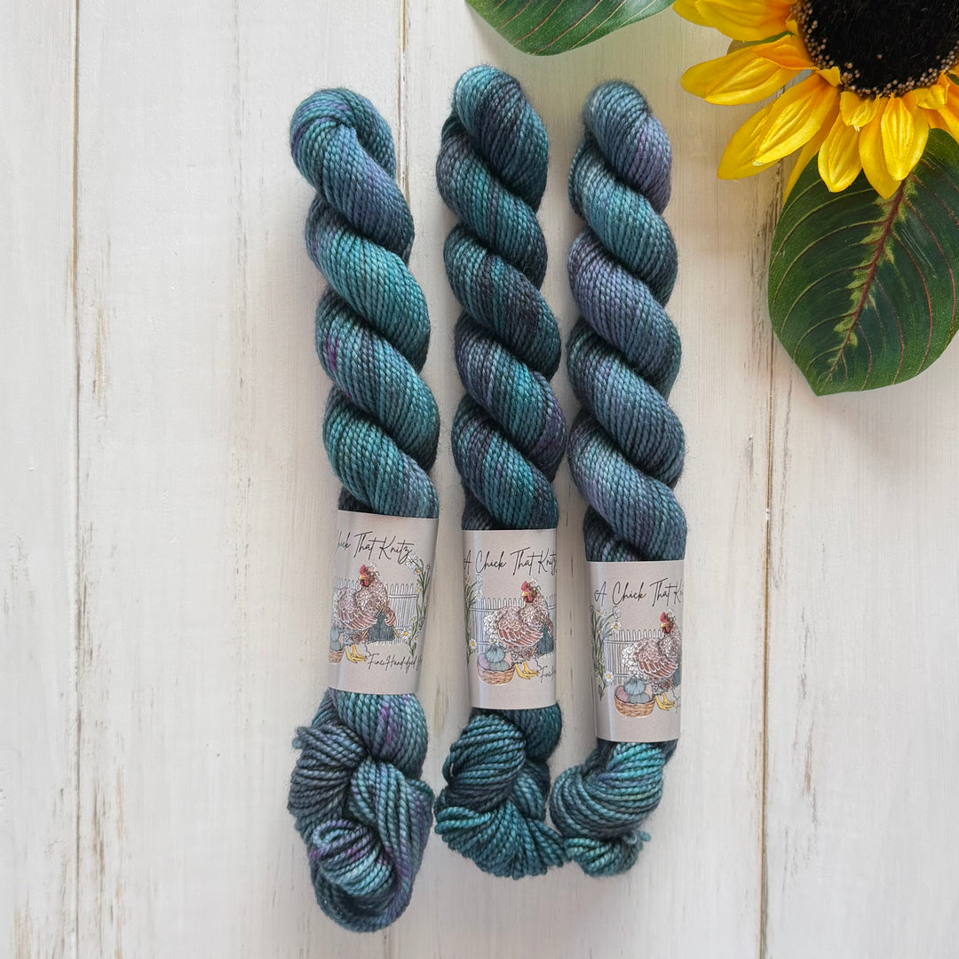 "Shadow" Mini Sock Hand-dyed Yarn