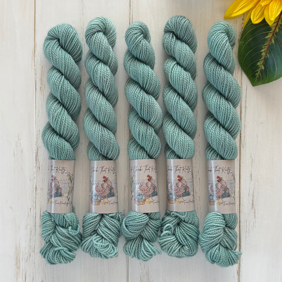 "Sage" Mini Sock Hand-dyed Yarn