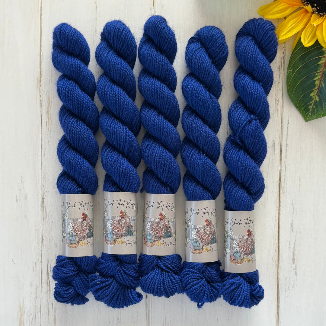 "Sapphire" Mini Sock Hand-dyed Yarn
