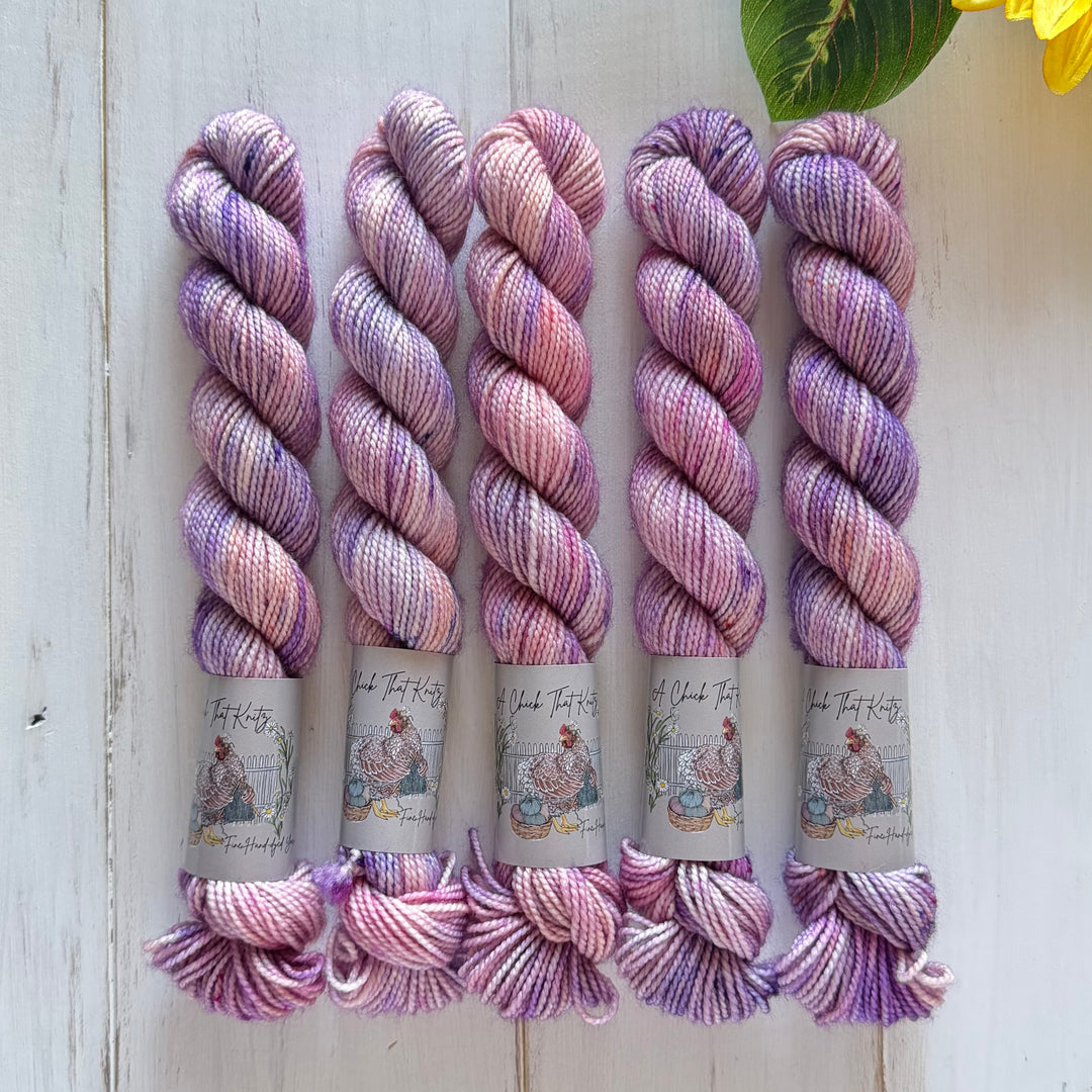 "Orchid" Mini Sock Hand-dyed Yarn