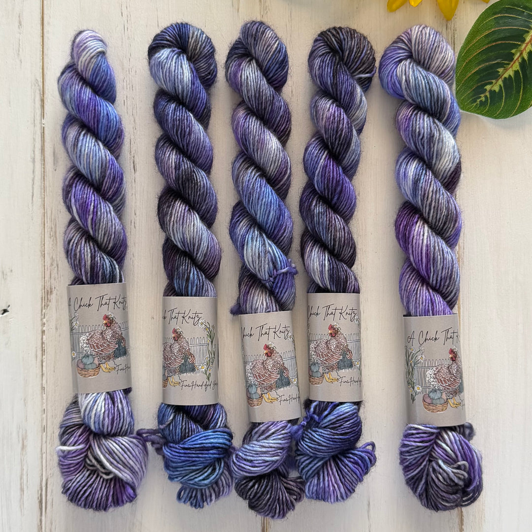 "Viserion" - Singles Fingering Mini Hand-Dyed Yarn