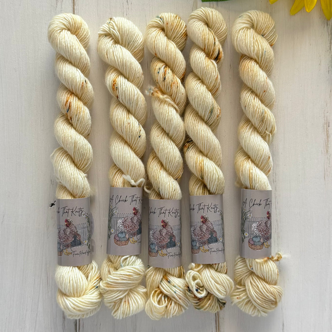 "Seedling" - Singles Fingering Mini Hand-Dyed Yarn