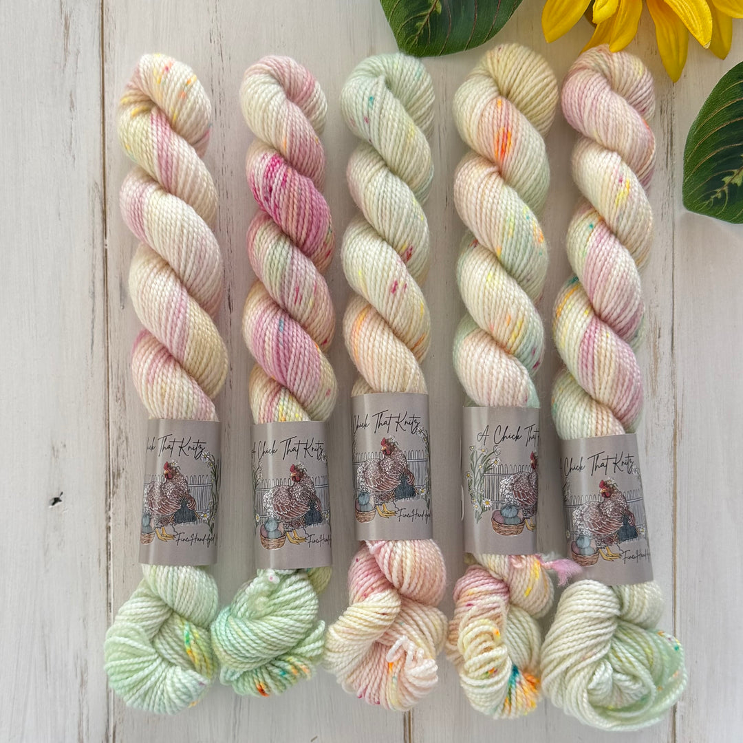"Light of the Seven" - Mini Sock Hand-Dyed Yarn