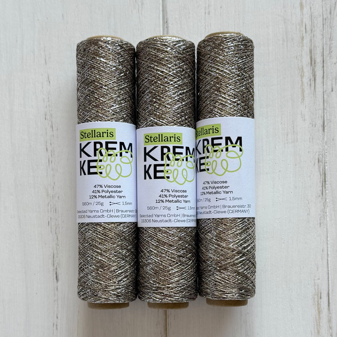 "Beige Silver" Stellaris Kremke Soul Wool