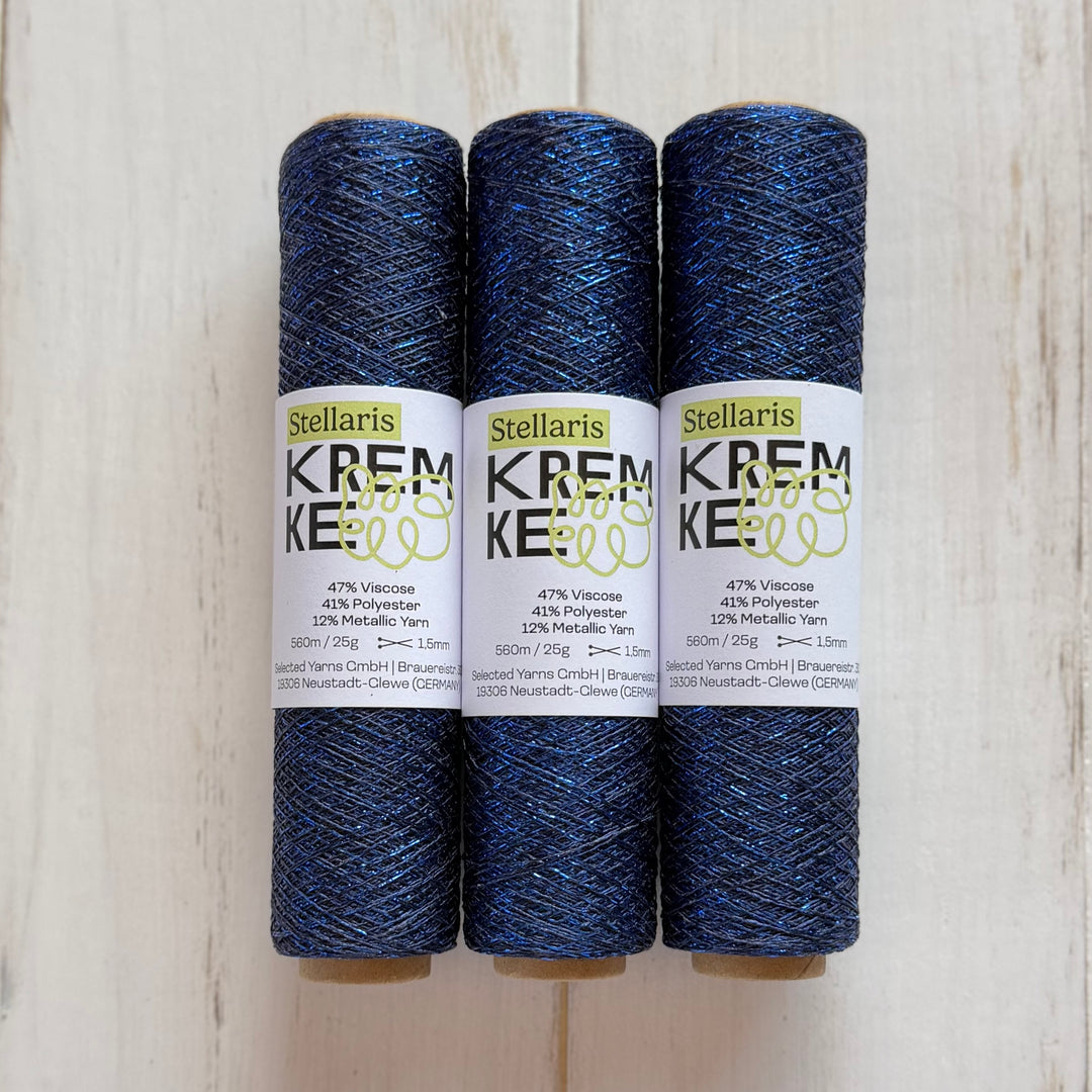 "Night Blue Sparkle" Stellaris Kremke Soul Wool