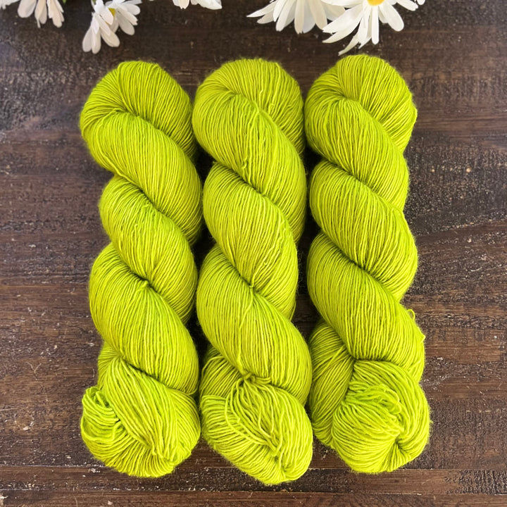 "Chartreuse" Hand-dyed Yarn