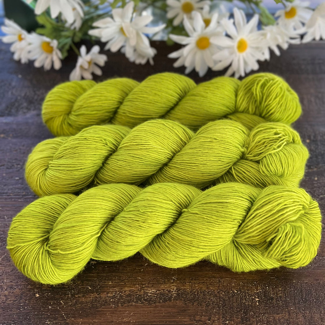 "Chartreuse" Hand-dyed Yarn