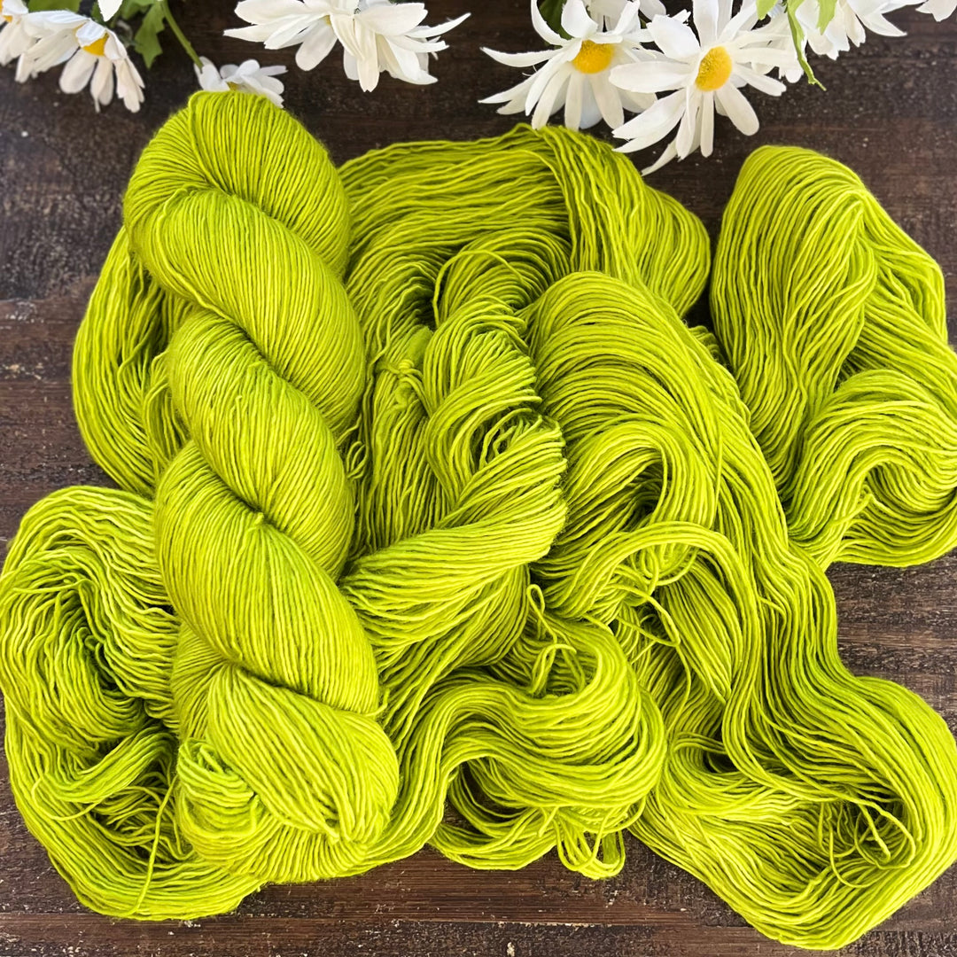 "Chartreuse" Hand-dyed Yarn