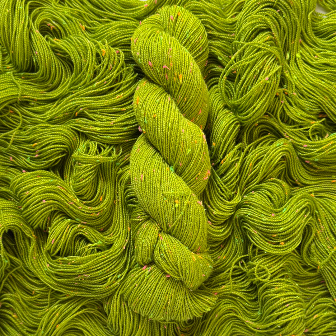 "Potion" Neon Tweed Sock Hand-Dyed Yarn