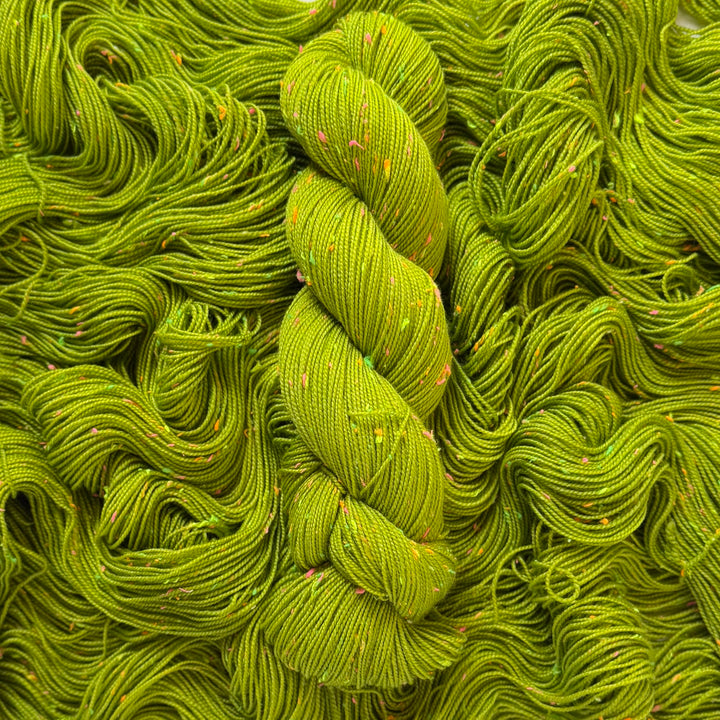 "Potion" Neon Tweed Sock Hand-Dyed Yarn
