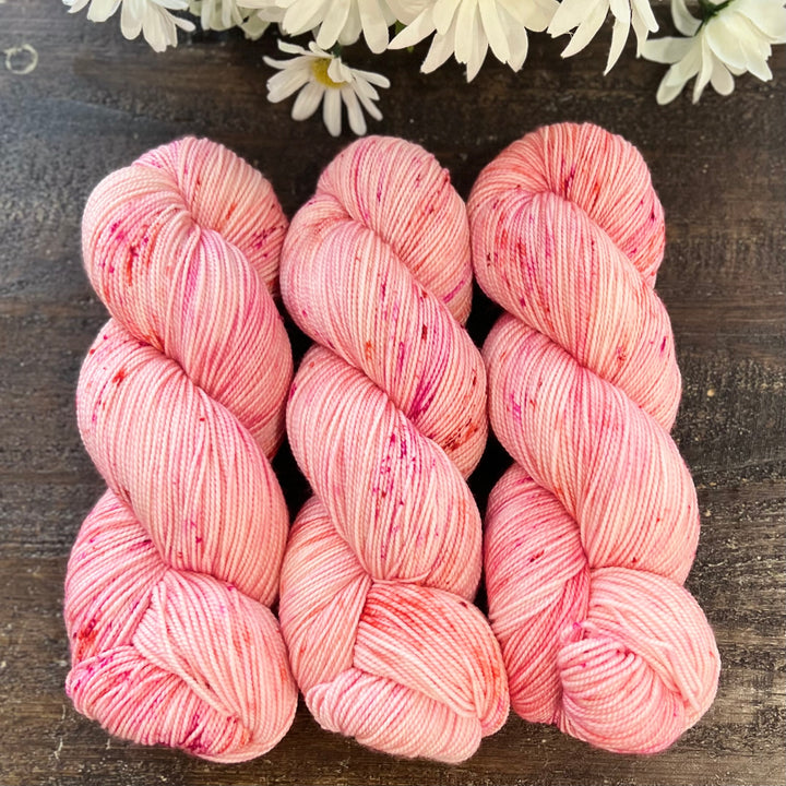 "Peach Passion" Deluxe Sock Hand-dyed Yarn