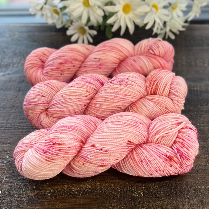 "Peach Passion" Deluxe Sock Hand-dyed Yarn