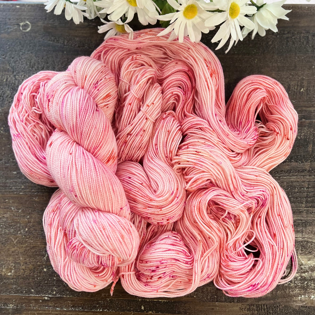 "Peach Passion" Deluxe Sock Hand-dyed Yarn