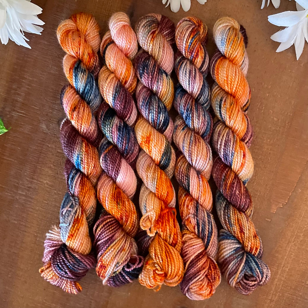 "Canyon" Mini Sock  Hand-dyed Yarn