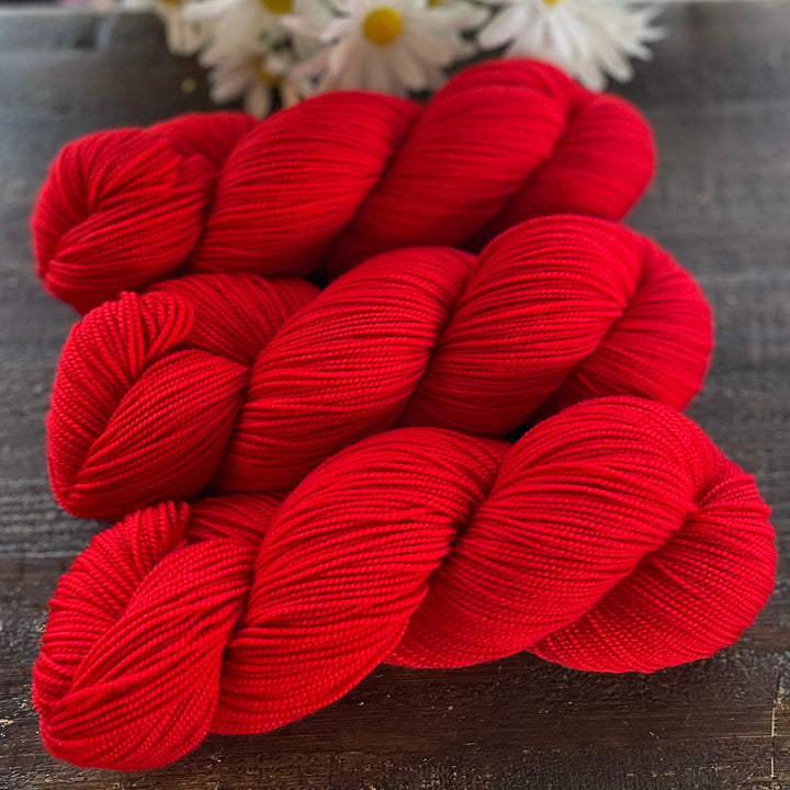 "Rydell Red" Hand-dyed Yarn