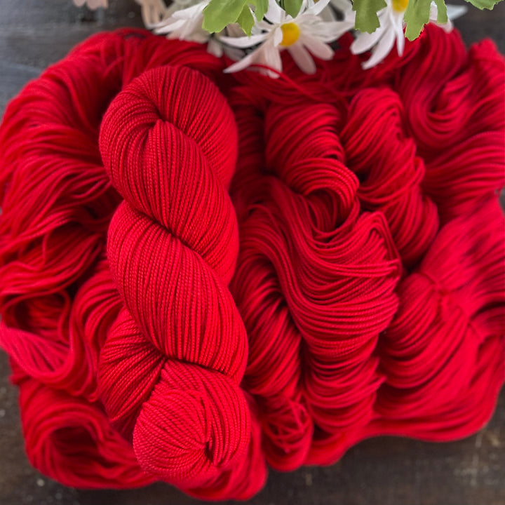 "Rydell Red" Hand-dyed Yarn
