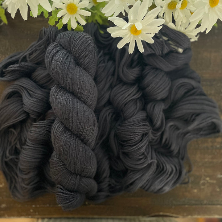 "Onyx" Hand-Dyed Alpaca Dreams Yarn