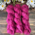 "Raspberry Sorbet" Suri Alpaca Hand-dyed Yarn
