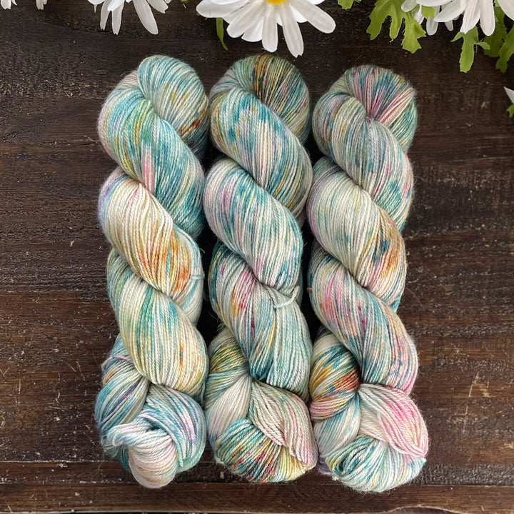 "Paris Gardens" Hand-Dyed Alpaca Dreams Yarn