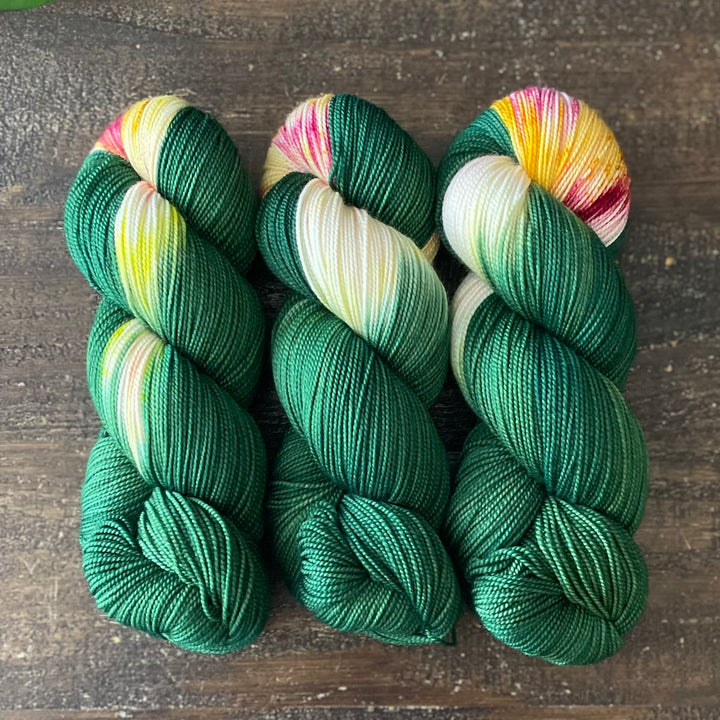 "Magnolia" Assigned Pooling Hand-dyed Yarn