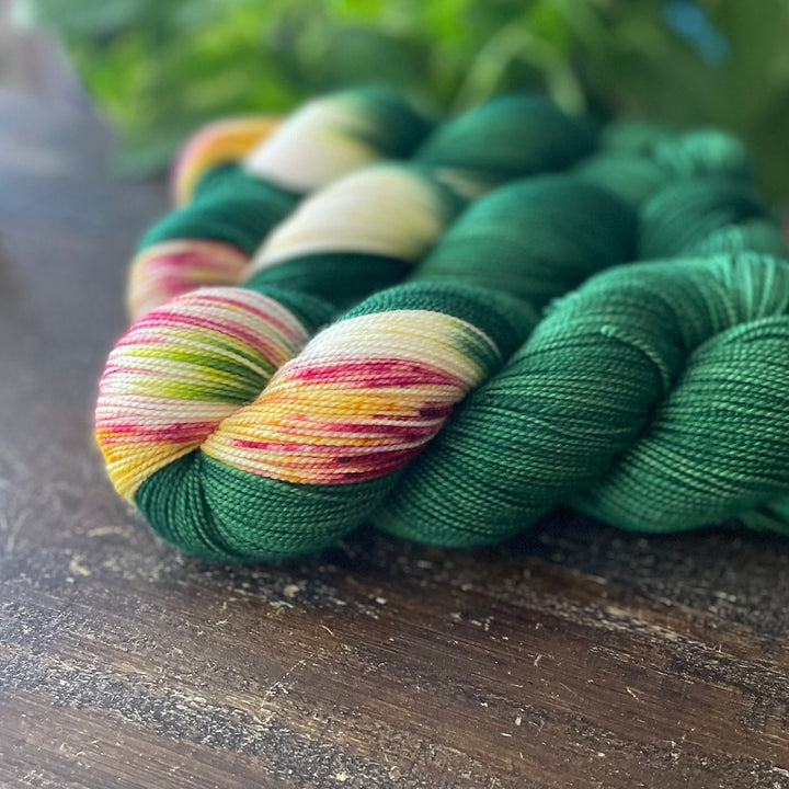 "Magnolia" Assigned Pooling Hand-dyed Yarn