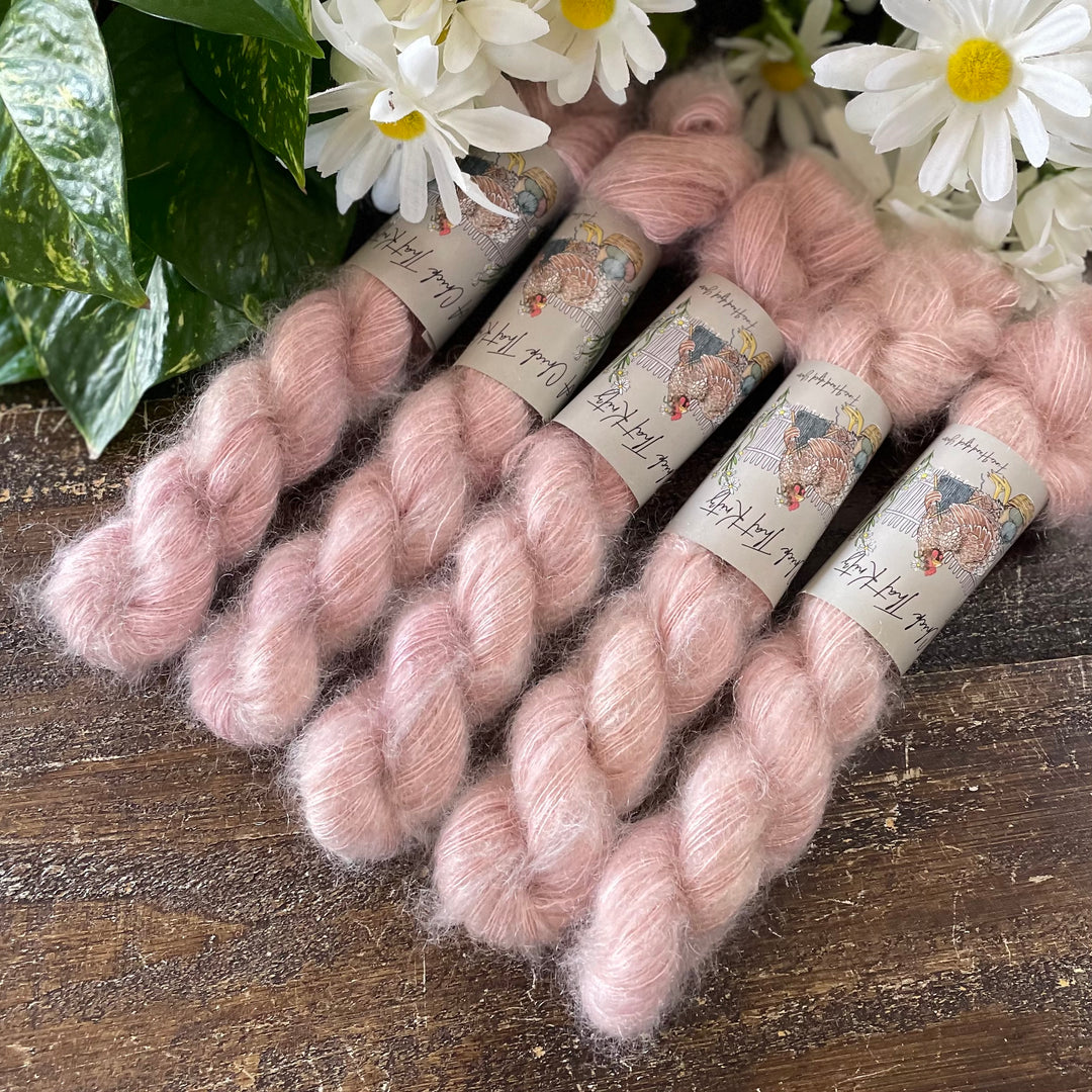 Mini Mohair Hand-dyed Yarn – Multiple Colors