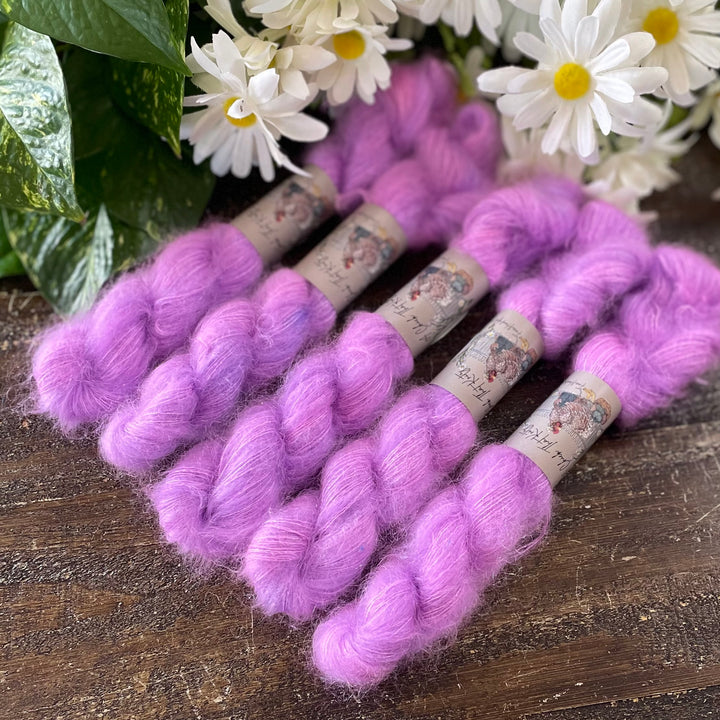 Mini Mohair Hand-dyed Yarn – Multiple Colors