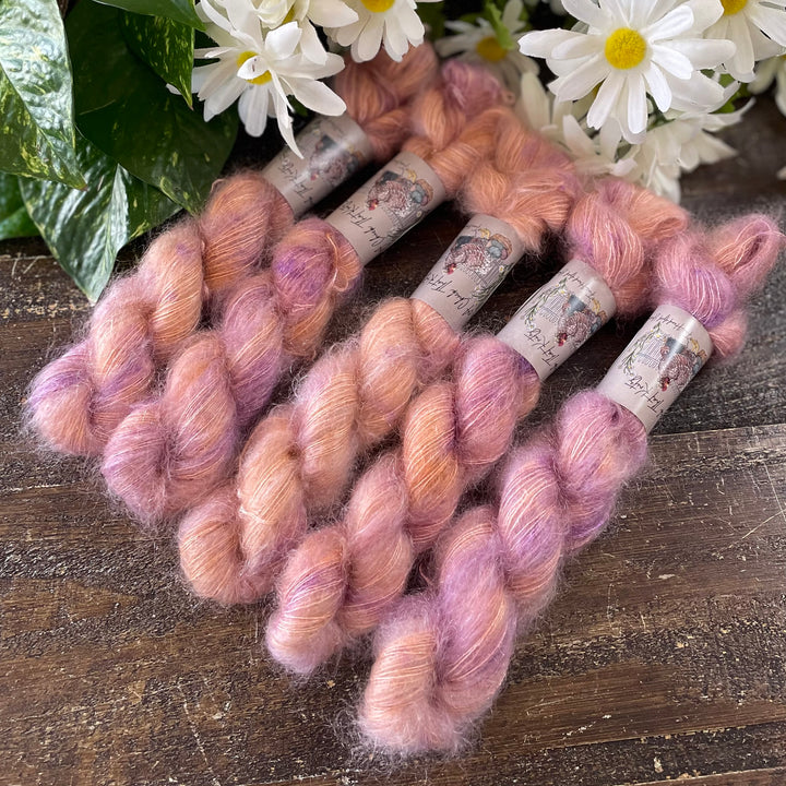Mini Mohair Hand-dyed Yarn – Multiple Colors