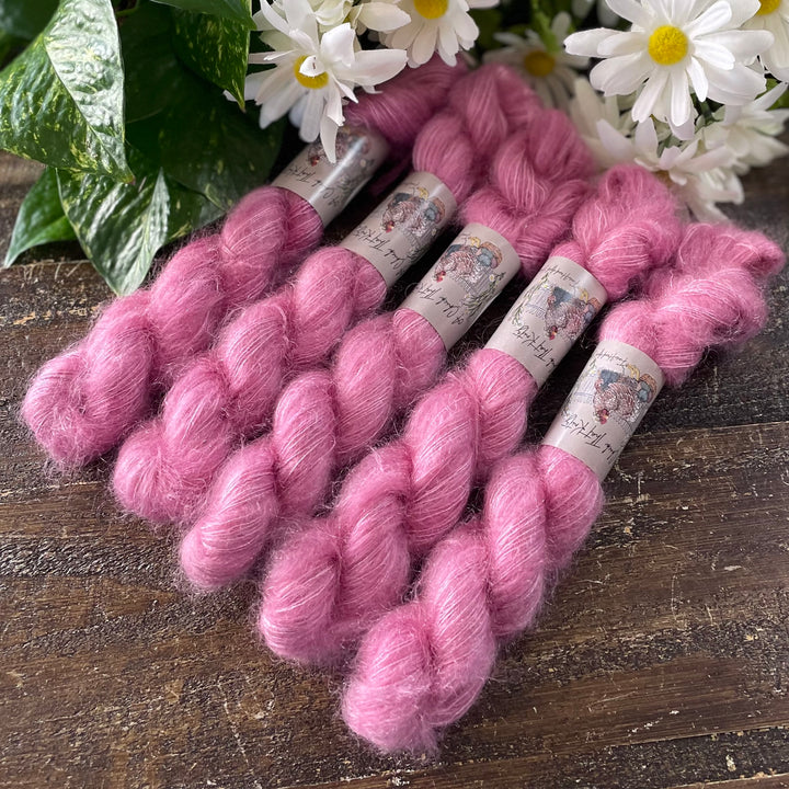 Mini Mohair Hand-dyed Yarn – Multiple Colors