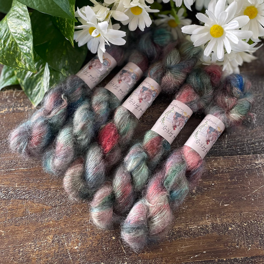 Mini Mohair Hand-dyed Yarn – Multiple Colors