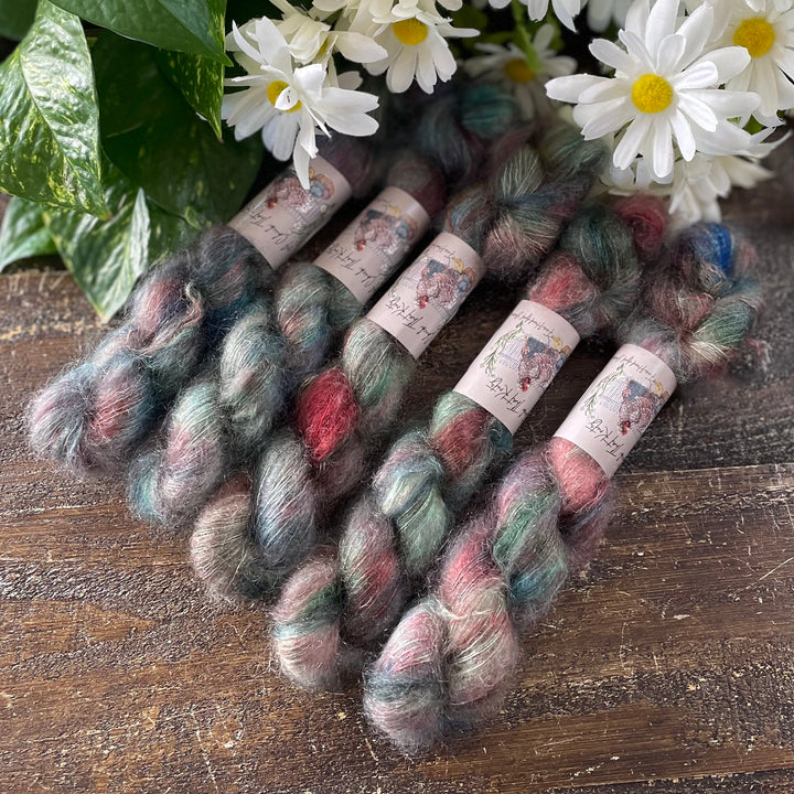 Mini Mohair Hand-dyed Yarn – Multiple Colors
