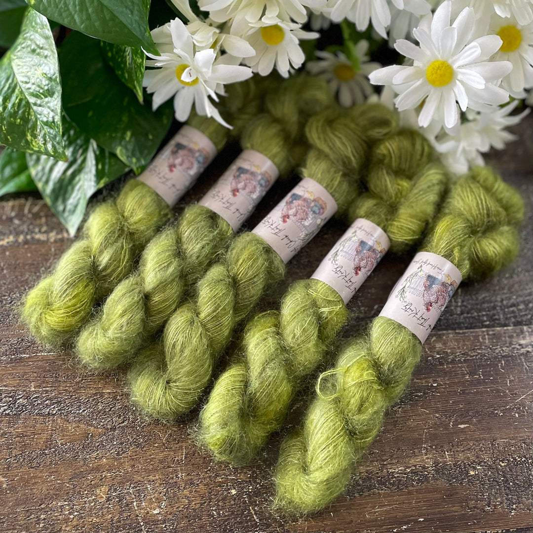 Mini Mohair Hand-dyed Yarn – Multiple Colors