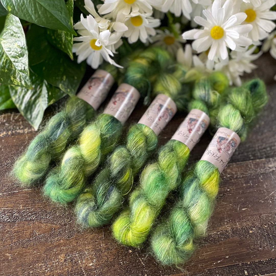 Mini Mohair Hand-dyed Yarn – Multiple Colors