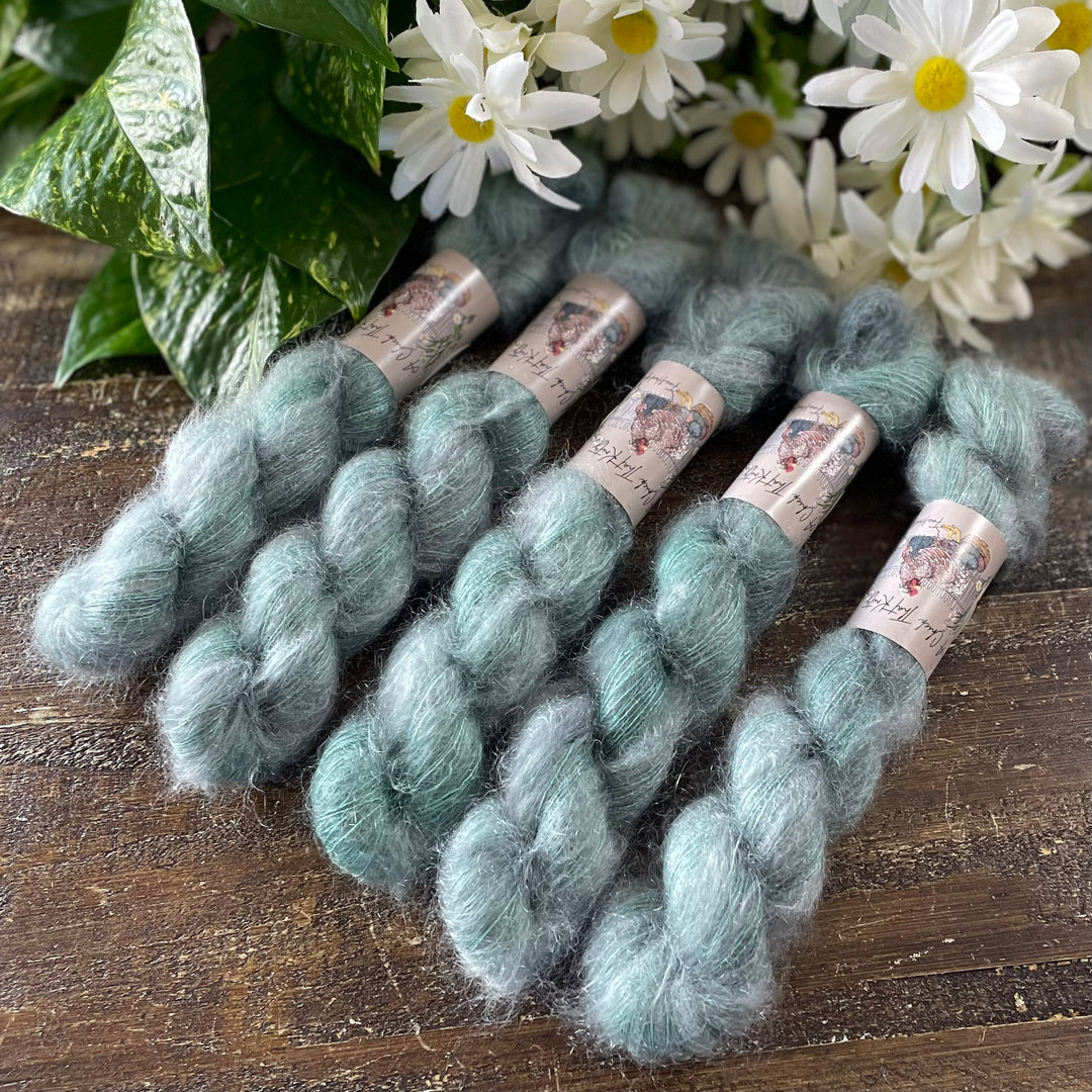Mini Mohair Hand-dyed Yarn – Multiple Colors