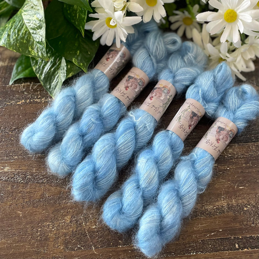 Mini Mohair Hand-dyed Yarn – Multiple Colors