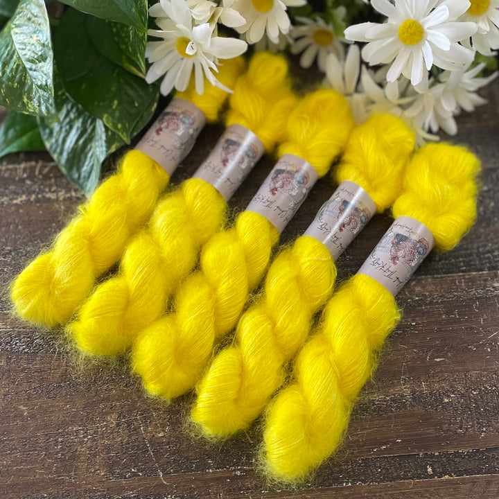 Mini Mohair Hand-dyed Yarn – Multiple Colors