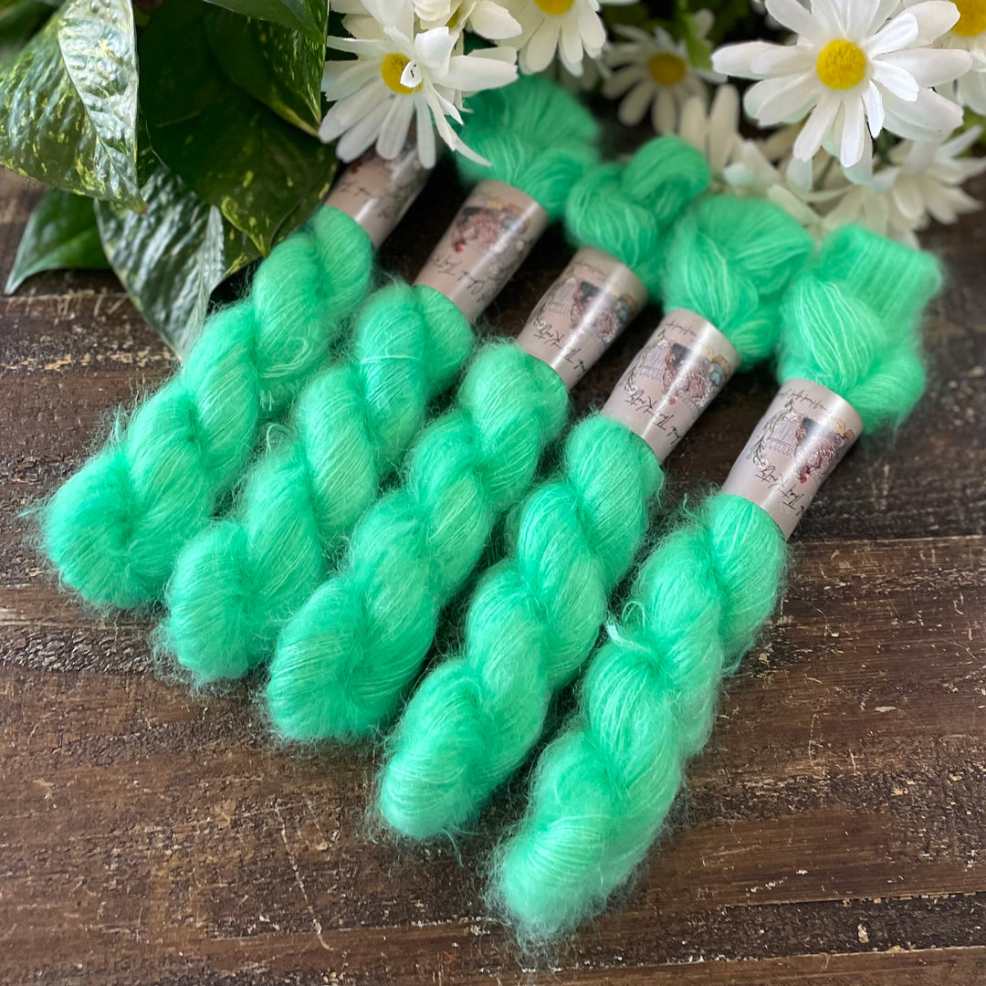 Mini Mohair Hand-dyed Yarn – Multiple Colors